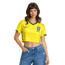 Cropped Brasil Feminina 2026 I Torcedor Copa do Mundo