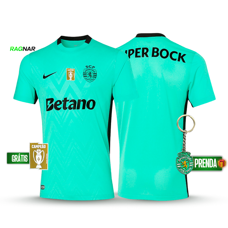 Camisola Sporting Terceiro 2025/26 - LANÇAMENTO! 🔥💚