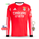 Camisola Benfica Manga Longa Principal 2025/26 - ÚLTIMAS UNIDADES! 🔥🦅