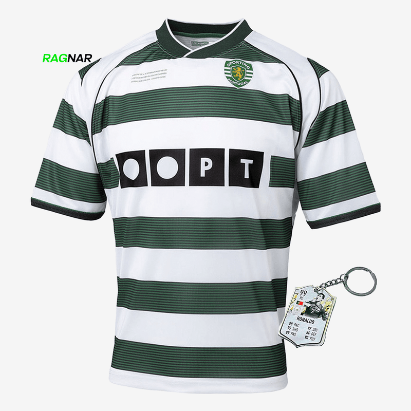 Camisola Sporting Retro 2001/03 - Modelo Exclusivo! 🇵🇹