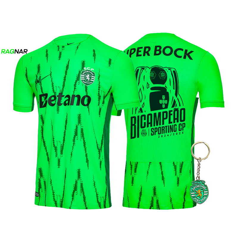 Camisola Sporting Verve BICAMPEÃO 2024/25 - MODELO EXCLUSIVO! 🦁🏆