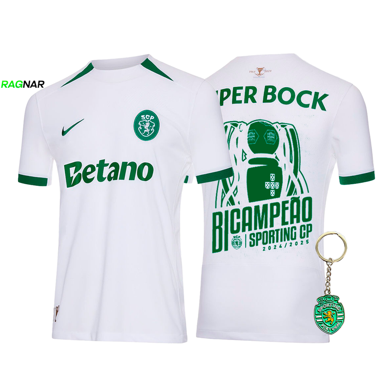 Camisola Sporting Alternativa BICAMPEÃO 2024/25 - MODELO EXCLUSIVO! 🦁🏆