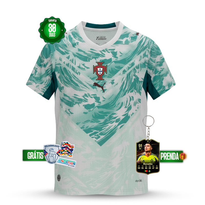 Camisola Portugal Alternativa Azul e Branca 2026/27 - World Cup! 🔥🇵🇹