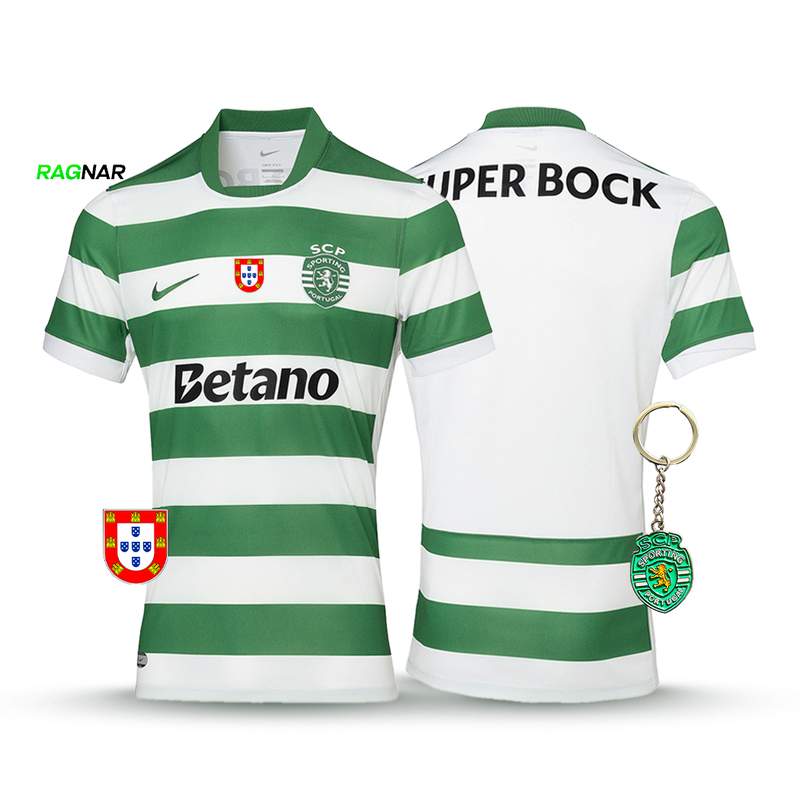 Camisola Sporting Principal 2025/26 - LANÇAMENTO! 🔥💚