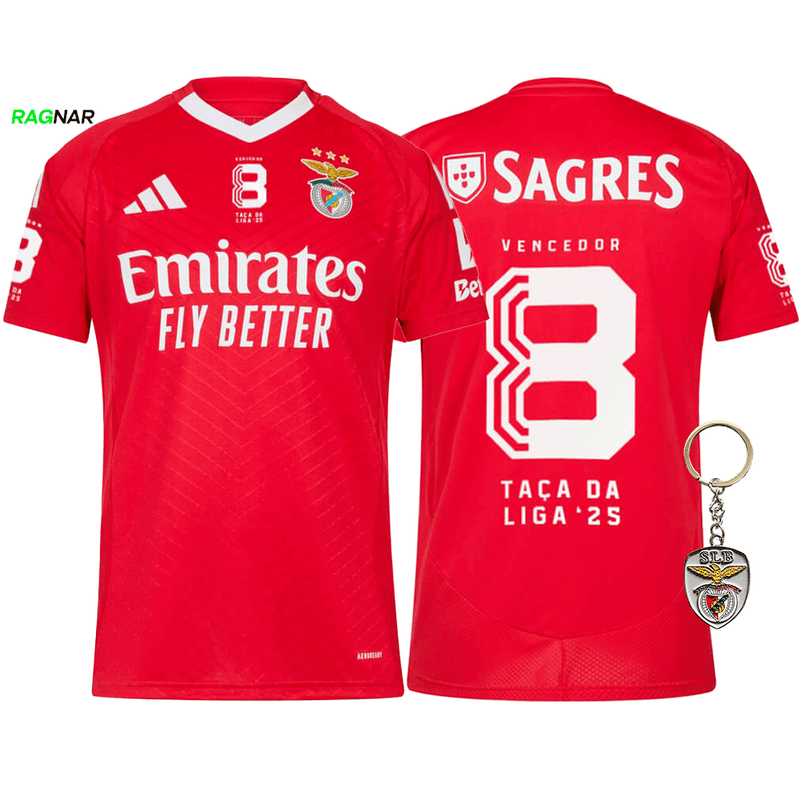 Camisola Benfica Principal Taça da Liga 2025 - MODELO EXCLUSIVO! 🔥🦅