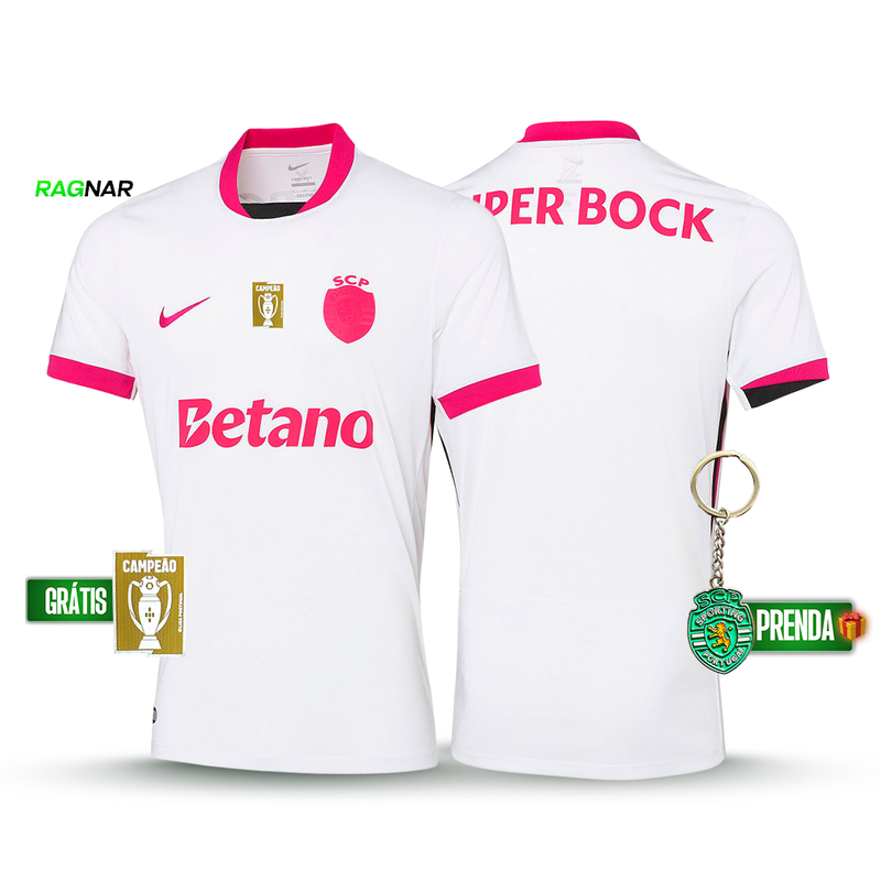 Camisola Sporting Outubro Rosa 2025/26 - LANÇAMENTO! 🦁💖