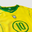 Camisa Brasil Reedição Total 90 Ronaldinho Masculina