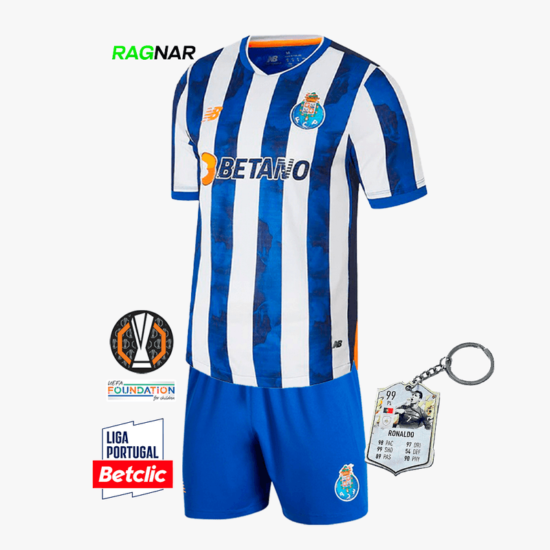 Conjunto Infantil Porto Principal 2024/25 - ÚLTIMAS UNIDADES! 🔥🐉